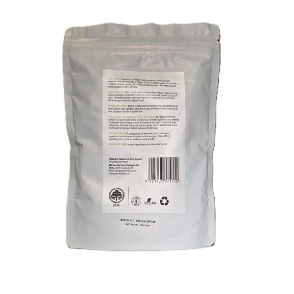 nativeneem organic neem leaf powder 250g