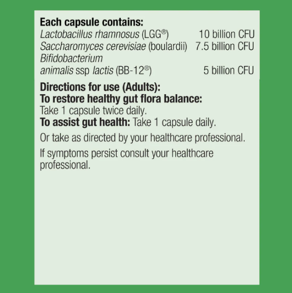 ultraflora intensive care probiotic 60 capsules